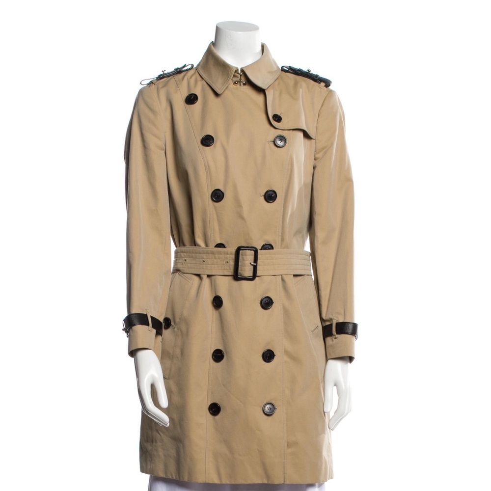 Burberry Prorsum Trench Coat with Leather Strap - Picture 4 of 17